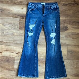 Vintage Blue Flare Jeans